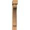 Ekena Millwork Legacy Block Smooth Bracket w/ Offset Brace, Western Red Cedar, 7 1/2"W x 42"D x 48"H BKT0806X42X48LEC05SWR - alternate 3